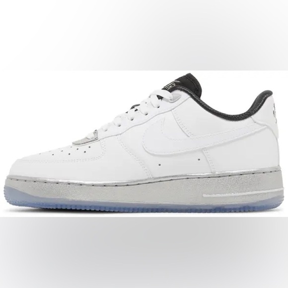 - Nike White and Metallic Sneakers - Picture 3 of 6